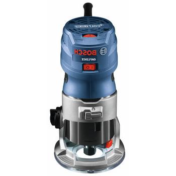 COMPACT ROUTERS | Factory Reconditioned Bosch GKF125CEK-RT Colt 7 Amp 1.25 HP Variable Speed Palm Router